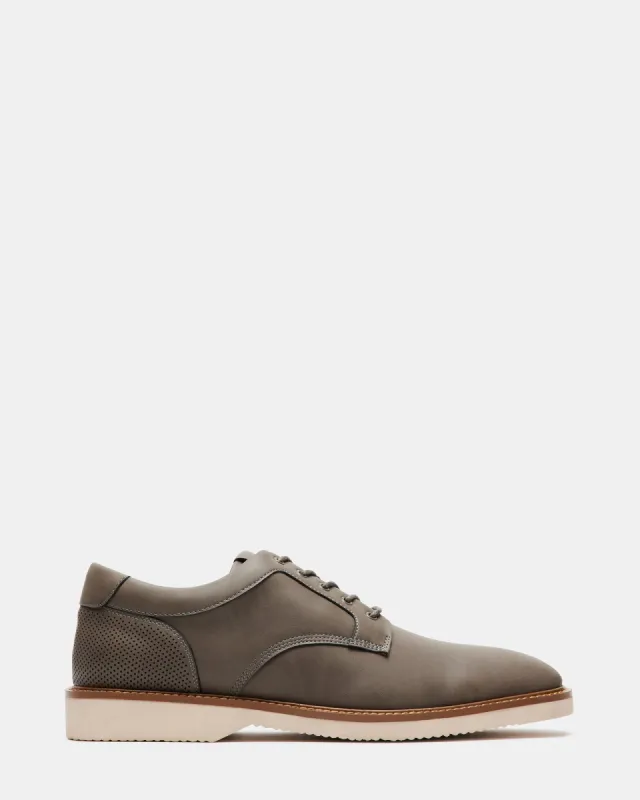 MICKEL GREY LEATHER made by Steve Madden
