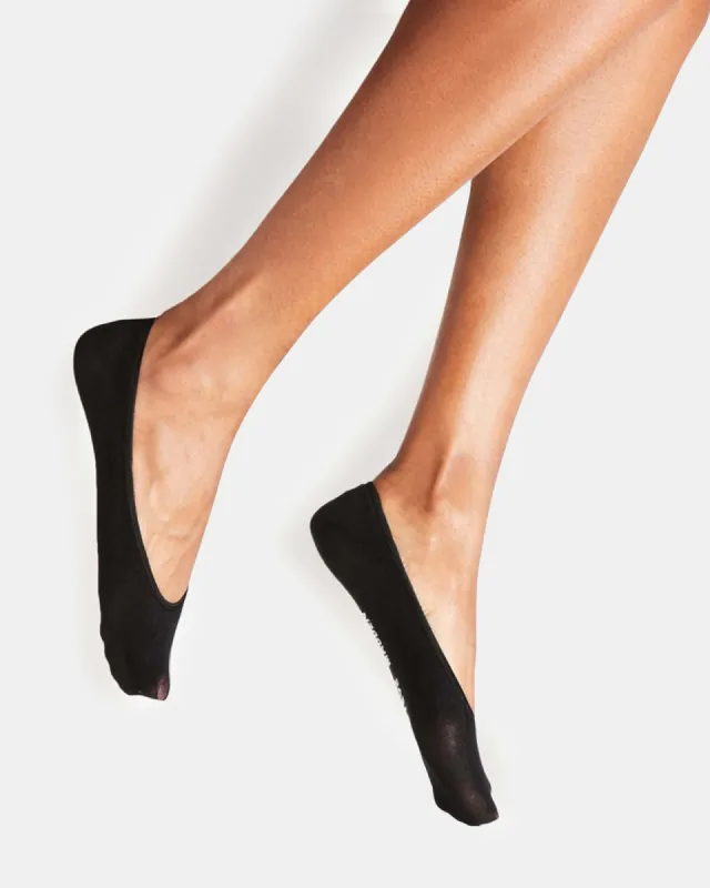 NO-SLIP FOOTIES BLACK sold by Steve Madden