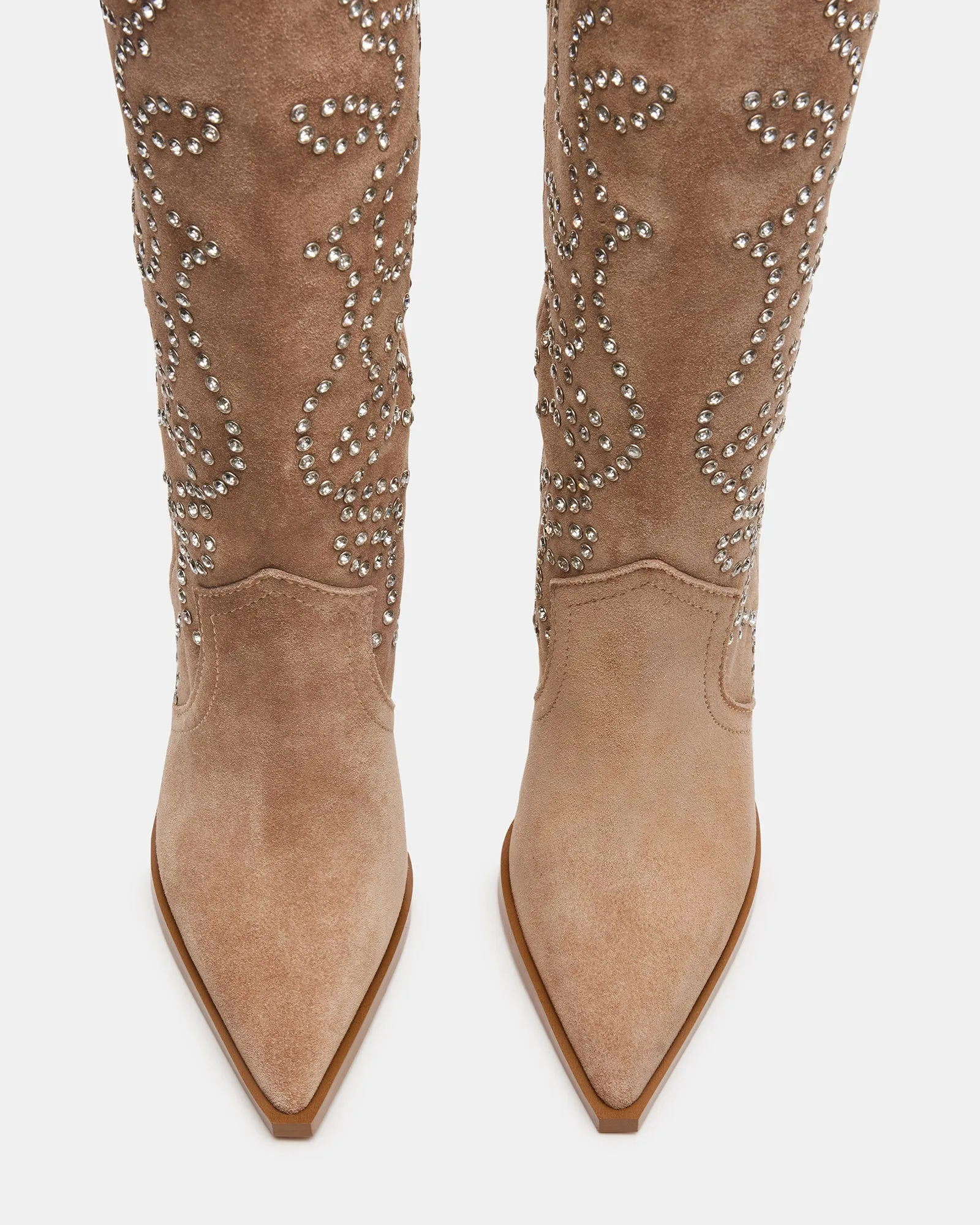 TYRANT TAUPE SUEDE RHINESTONES sold by Steve Madden product image thumbnail 5