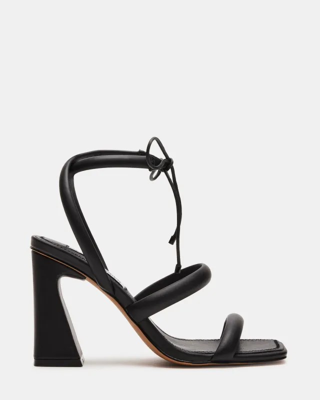 PUNCTUAL BLACK LEATHER sold by Steve Madden