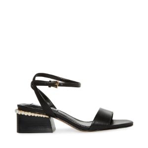 NORA BLACK LEATHER sold by Steve Madden