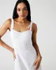 CARLYNN DRESS WHITE sold by Steve Madden