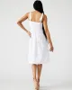 CARLYNN DRESS WHITE sold by Steve Madden