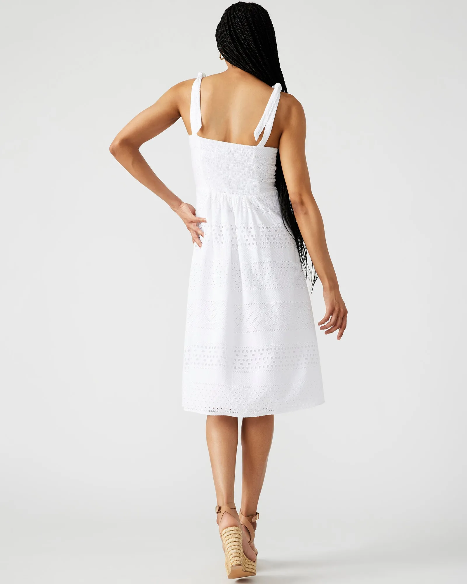 CARLYNN DRESS WHITE sold by Steve Madden product image thumbnail 4