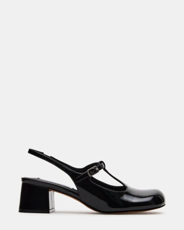 POSH BLACK PATENT sold by Steve Madden