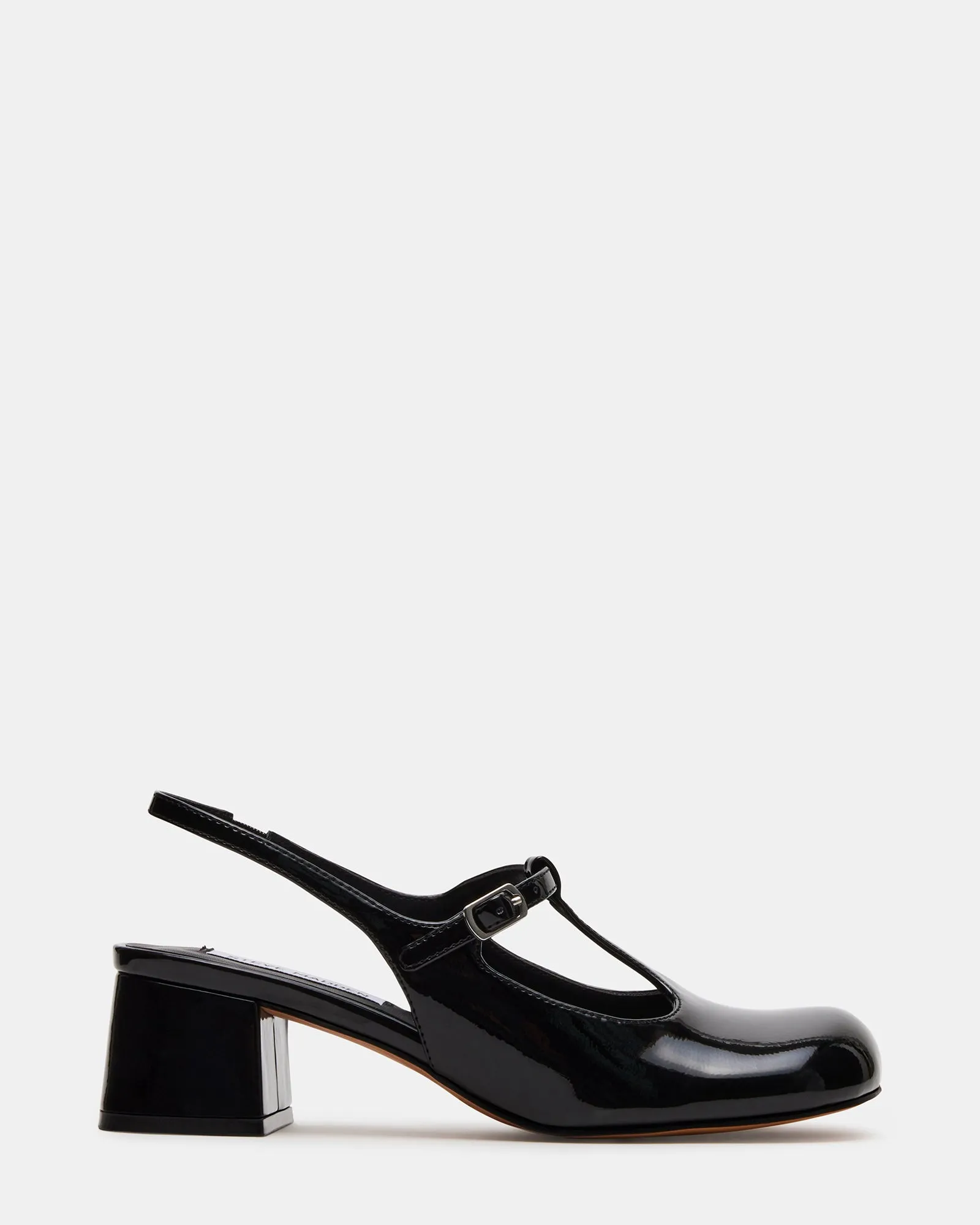 POSH BLACK PATENT sold by Steve Madden