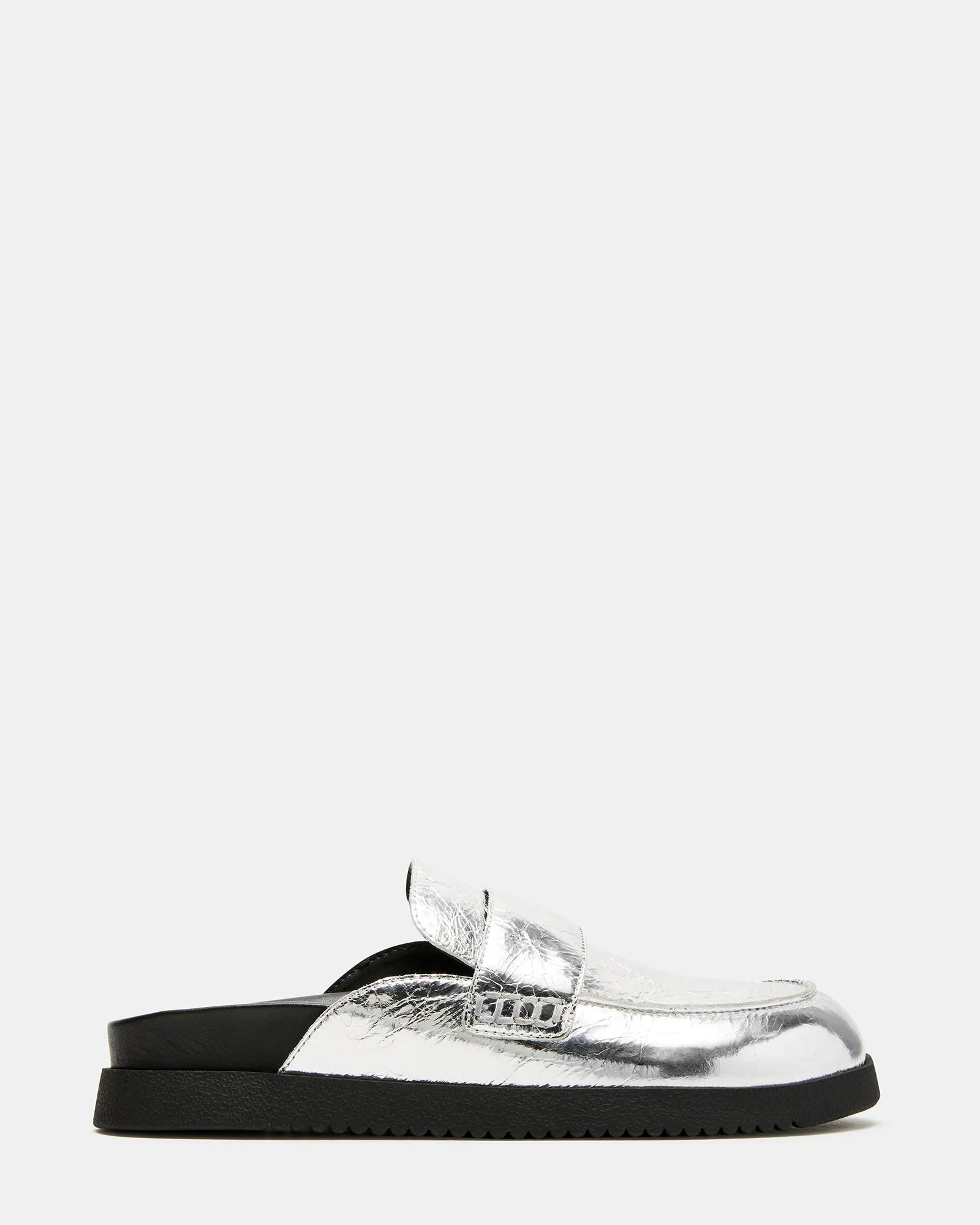 SKIPPER SILVER METALLIC sold by Steve Madden