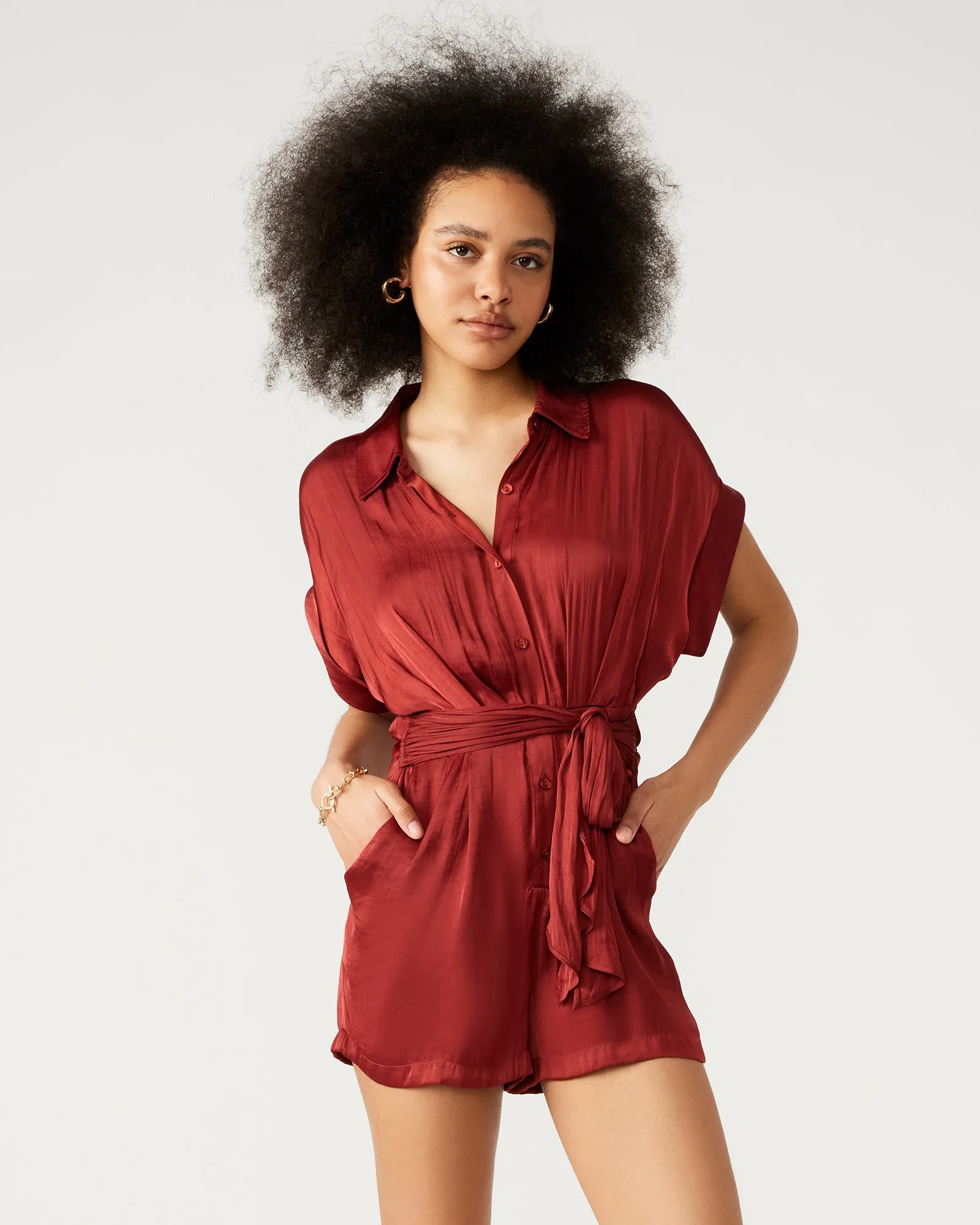 TORI ROMPER BURNT ORANGE sold by Steve Madden product image thumbnail 3