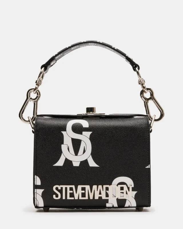 KINDER BAG BLACK/WHITE made by Steve Madden