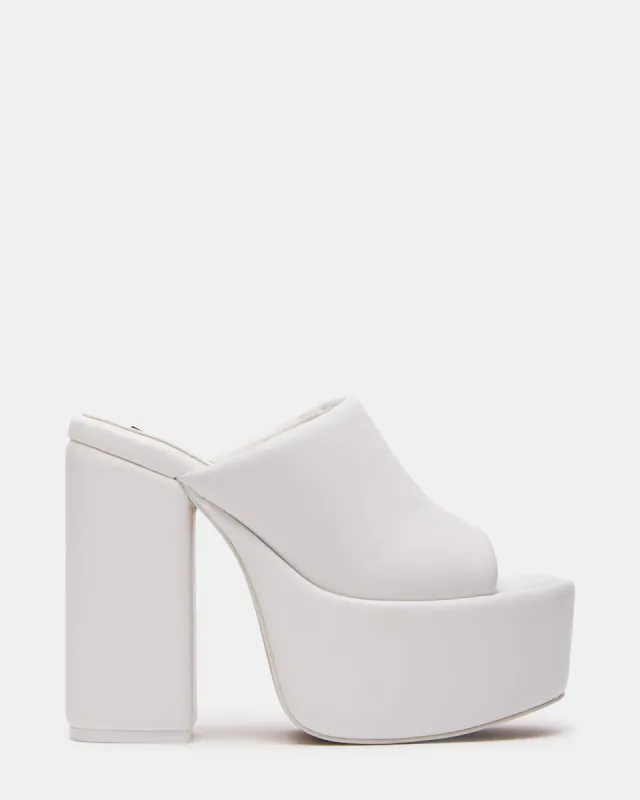 TAMALE WHITE LEATHER sold by Steve Madden