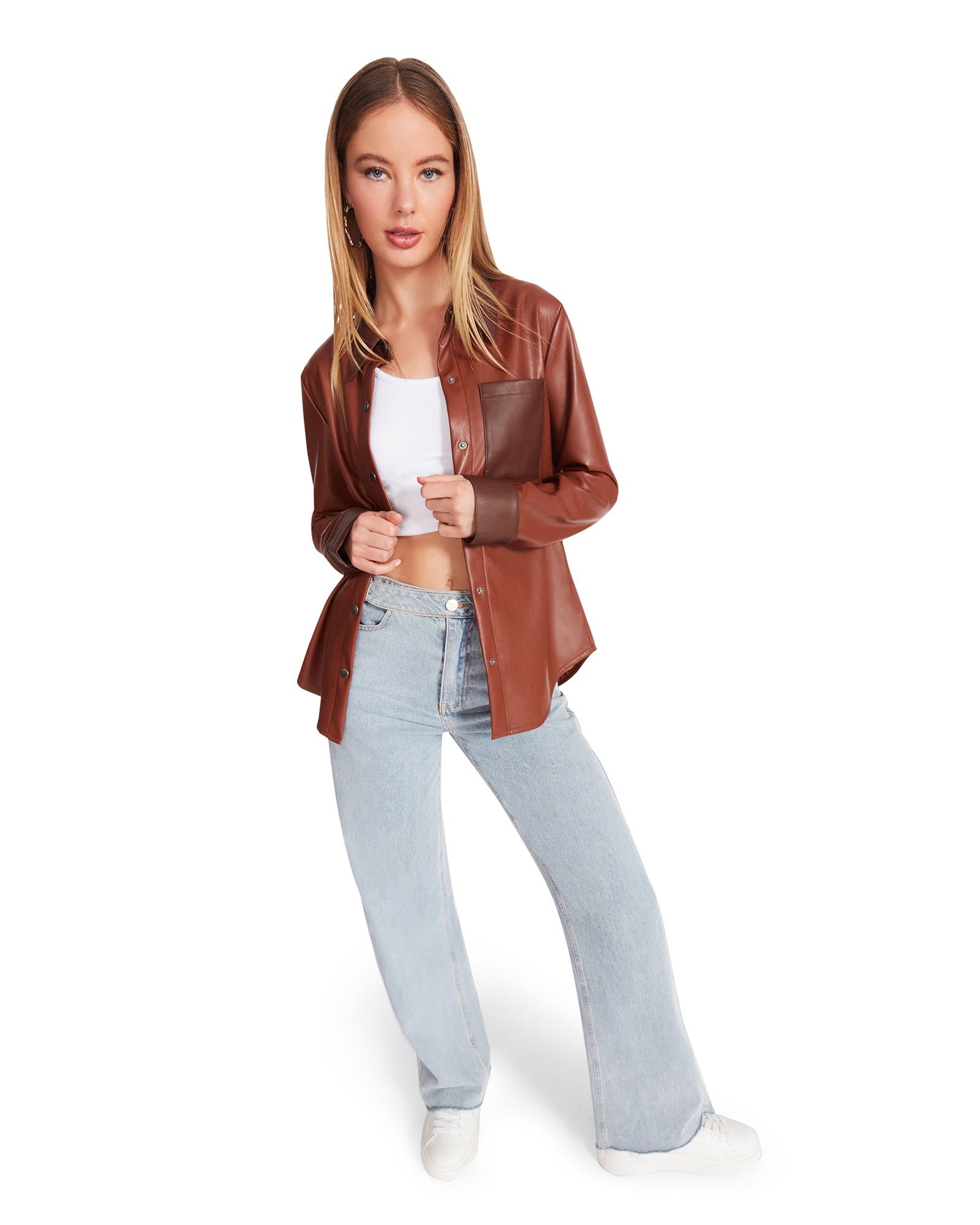 SAM TOP COGNAC sold by Steve Madden