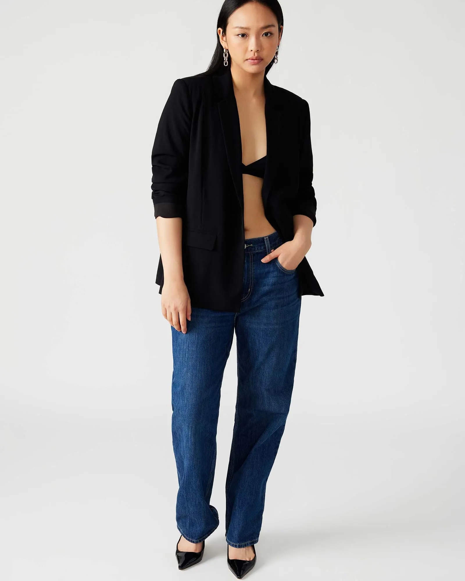 PAYTON BLAZER BLACK sold by Steve Madden product image thumbnail 5