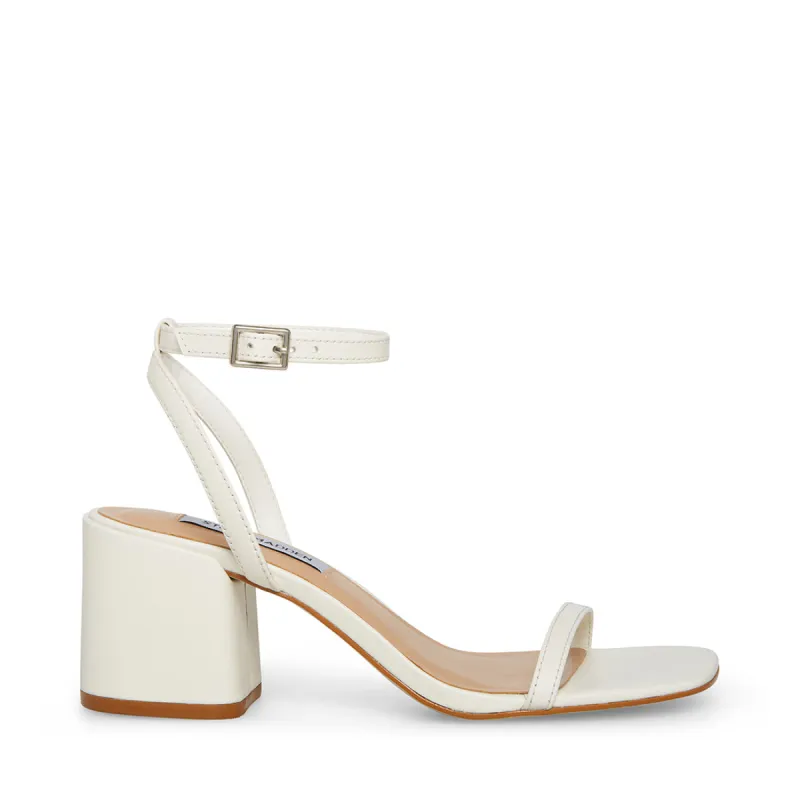 AUDRINA WHITE LEATHER sold by Steve Madden
