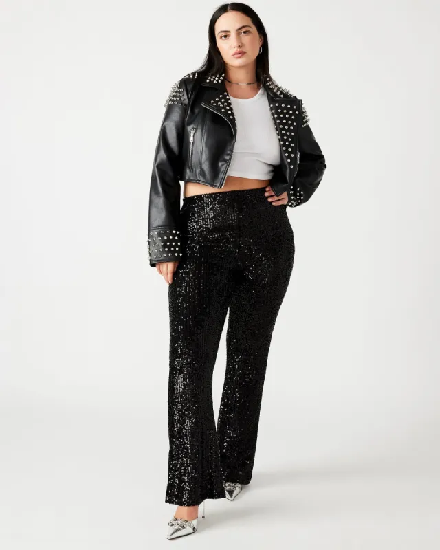 CITRINA SEQUIN PANT BLACK sold by Steve Madden