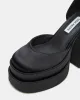 CHARLIZE BLACK SATIN - SM REBOOTED sold by Steve Madden