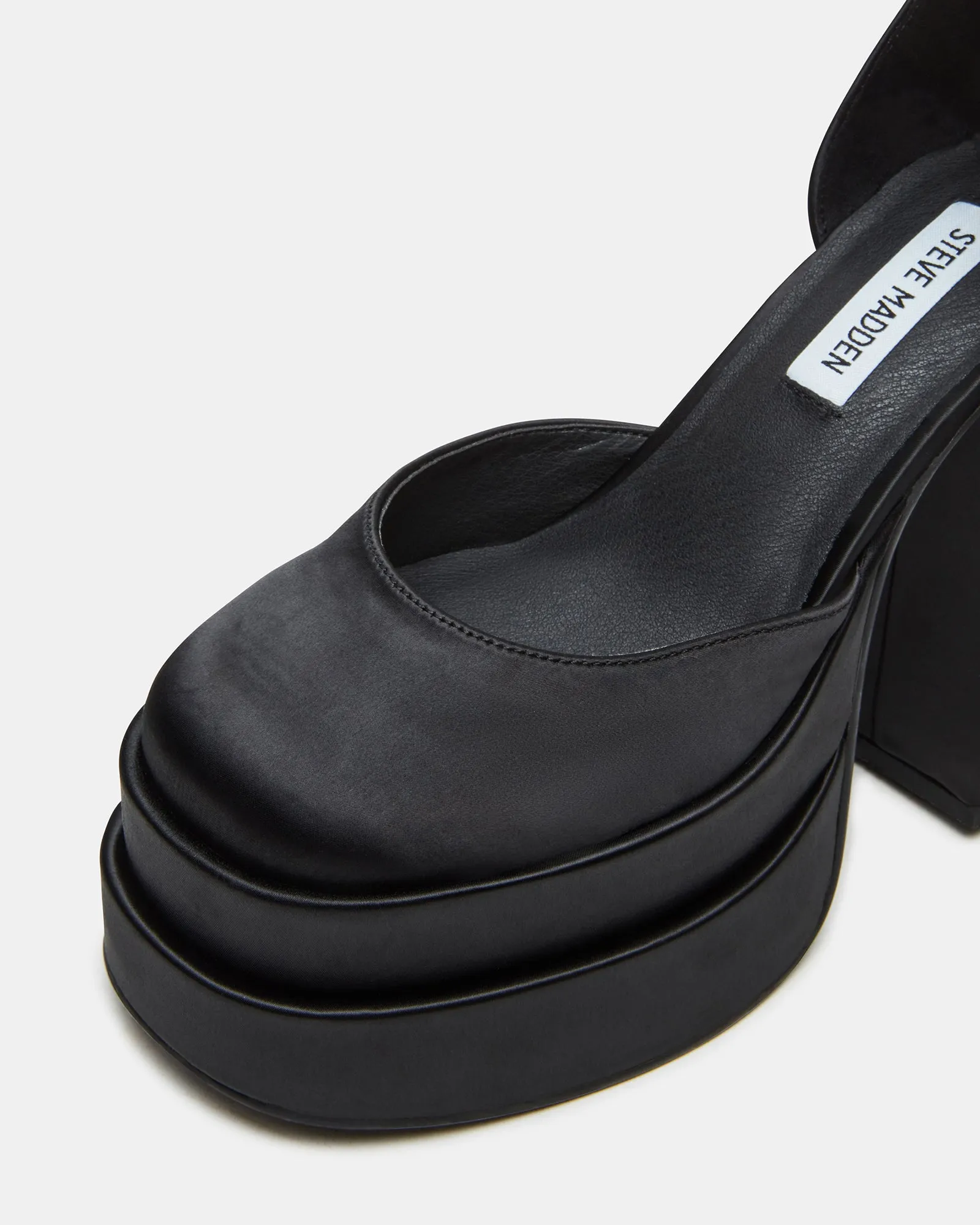 CHARLIZE BLACK SATIN - SM REBOOTED sold by Steve Madden product image thumbnail 3