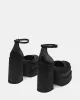 CHARLIZE BLACK SATIN - SM REBOOTED sold by Steve Madden