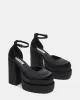 CHARLIZE BLACK SATIN - SM REBOOTED sold by Steve Madden