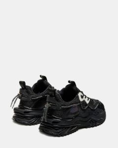 BARIES BLACK/WHITE sold by Steve Madden