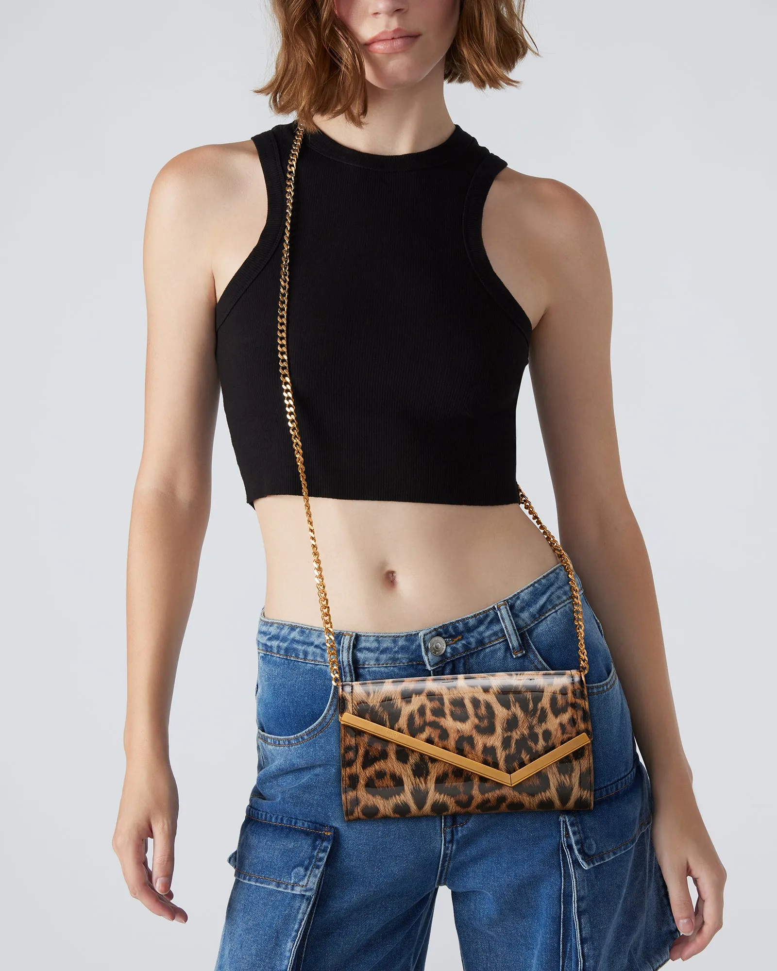 CLUTCHD BAG LEOPARD PATENT sold by Steve Madden product image thumbnail 2