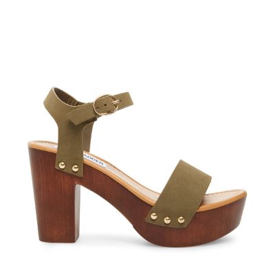 LUNA OLIVE NUBUCK - SM REBOOTED sold by Steve Madden