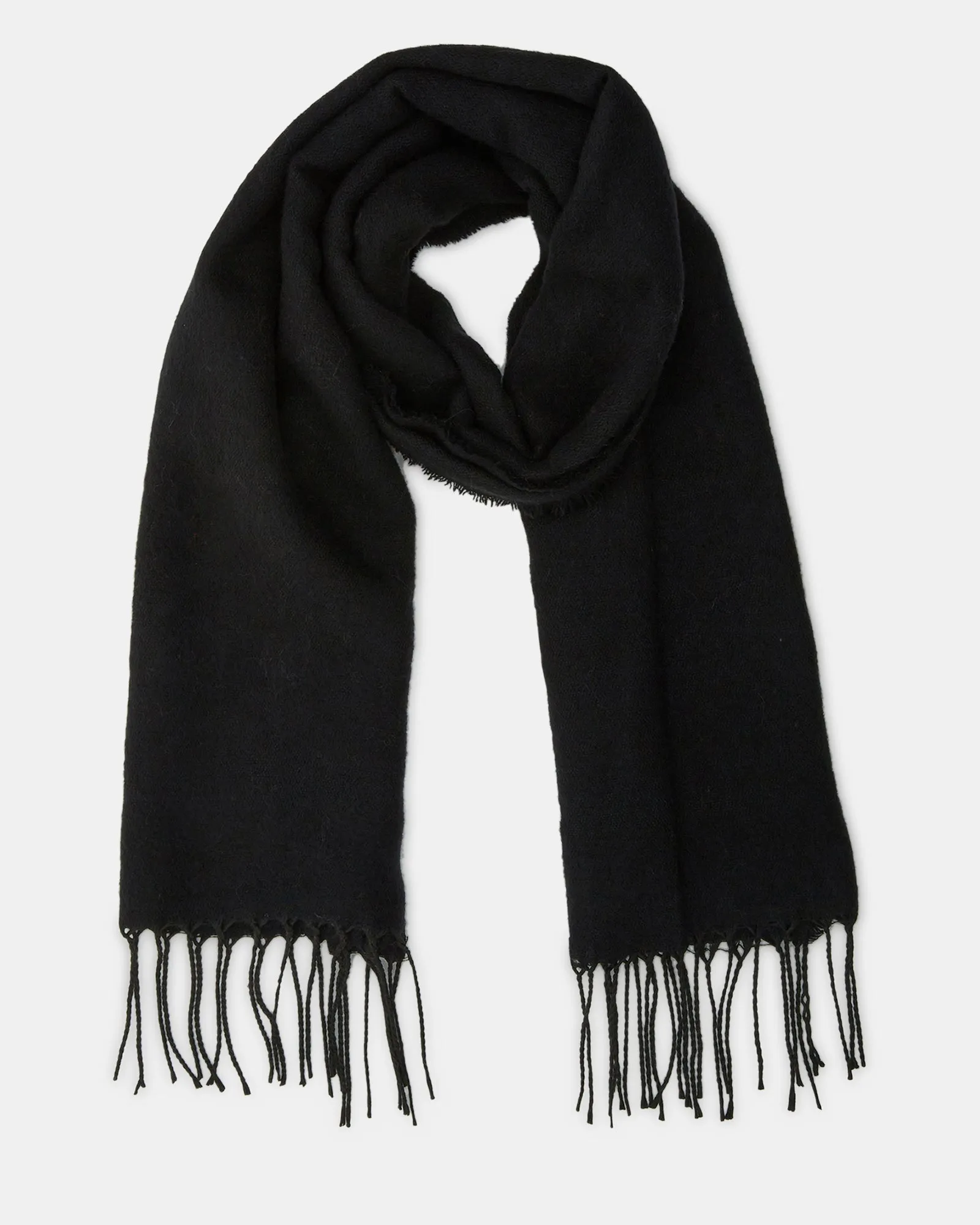 SOLID SCARF BLACK sold by Steve Madden