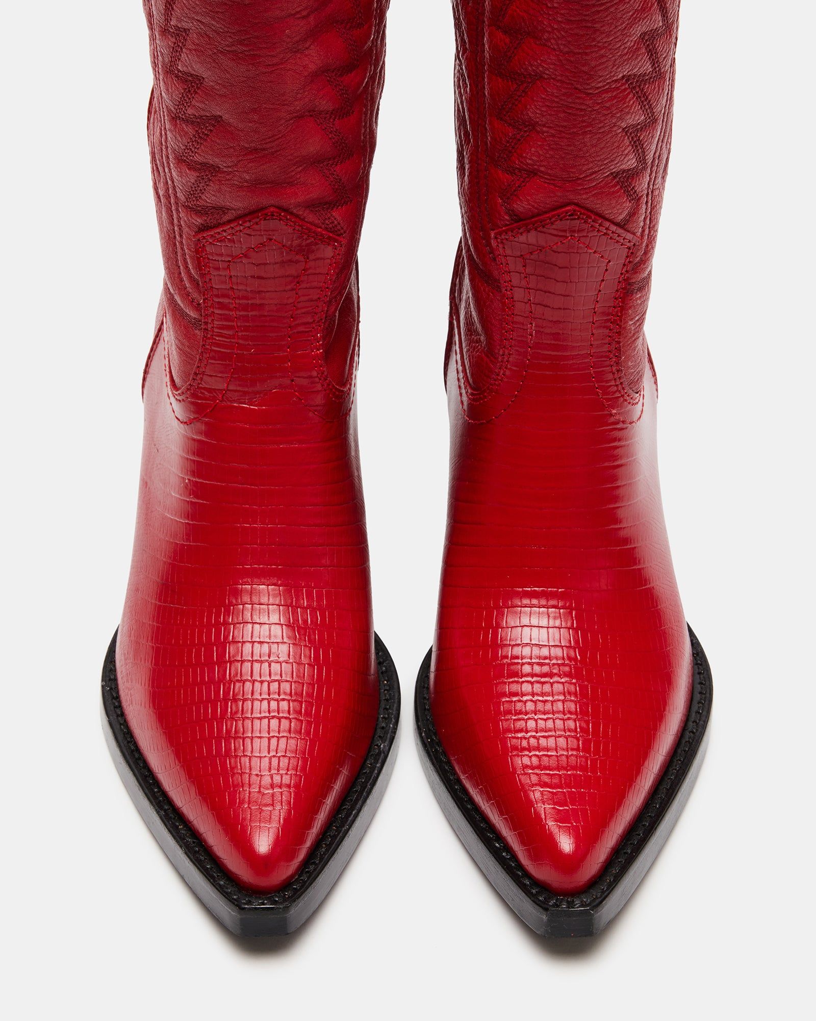 HUNTIN RED LEATHER sold by Steve Madden product image thumbnail 4