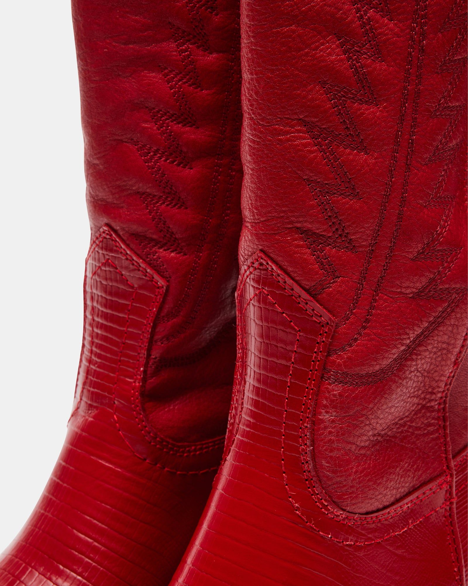 HUNTIN RED LEATHER sold by Steve Madden product image thumbnail 3