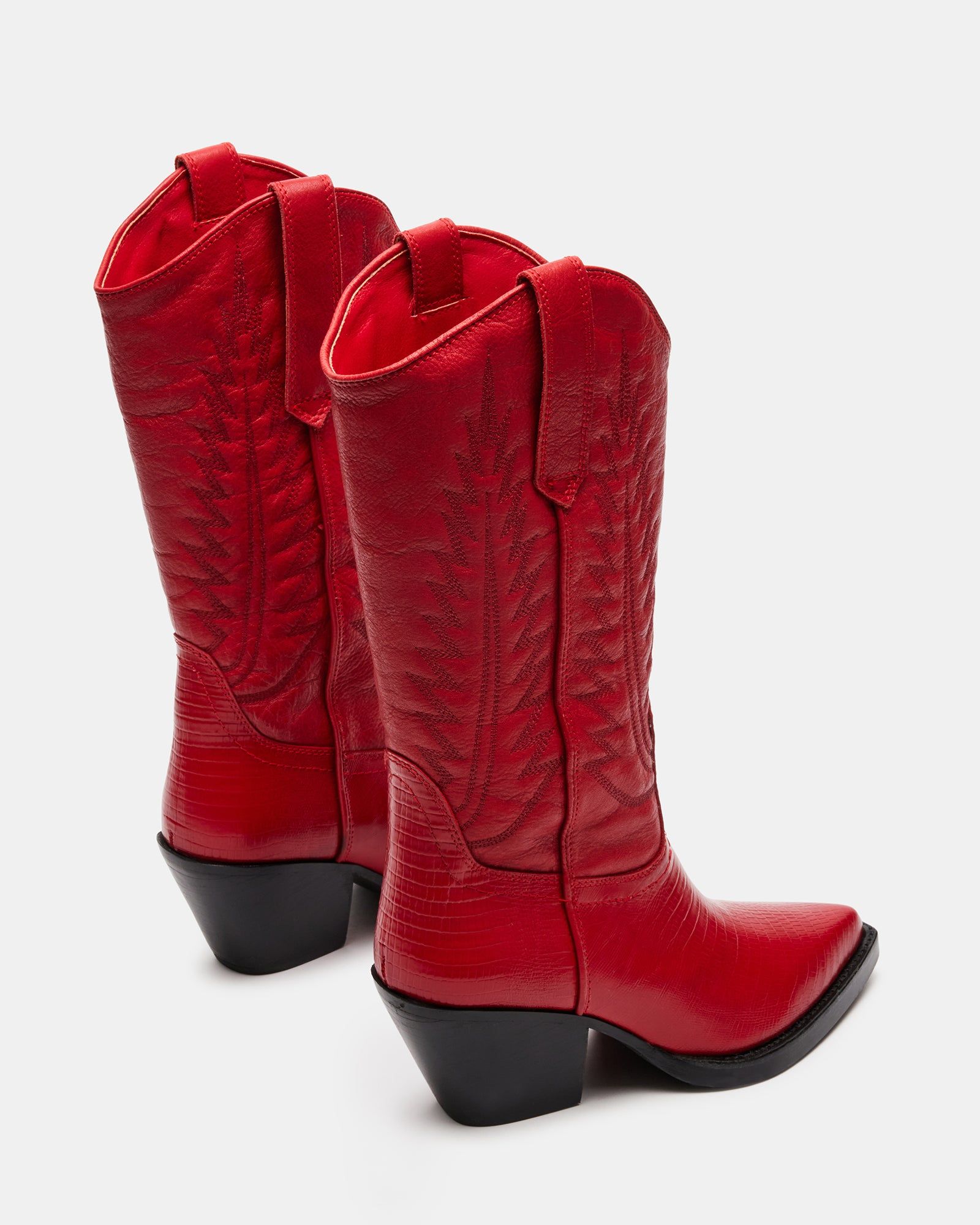 HUNTIN RED LEATHER sold by Steve Madden product image thumbnail 5