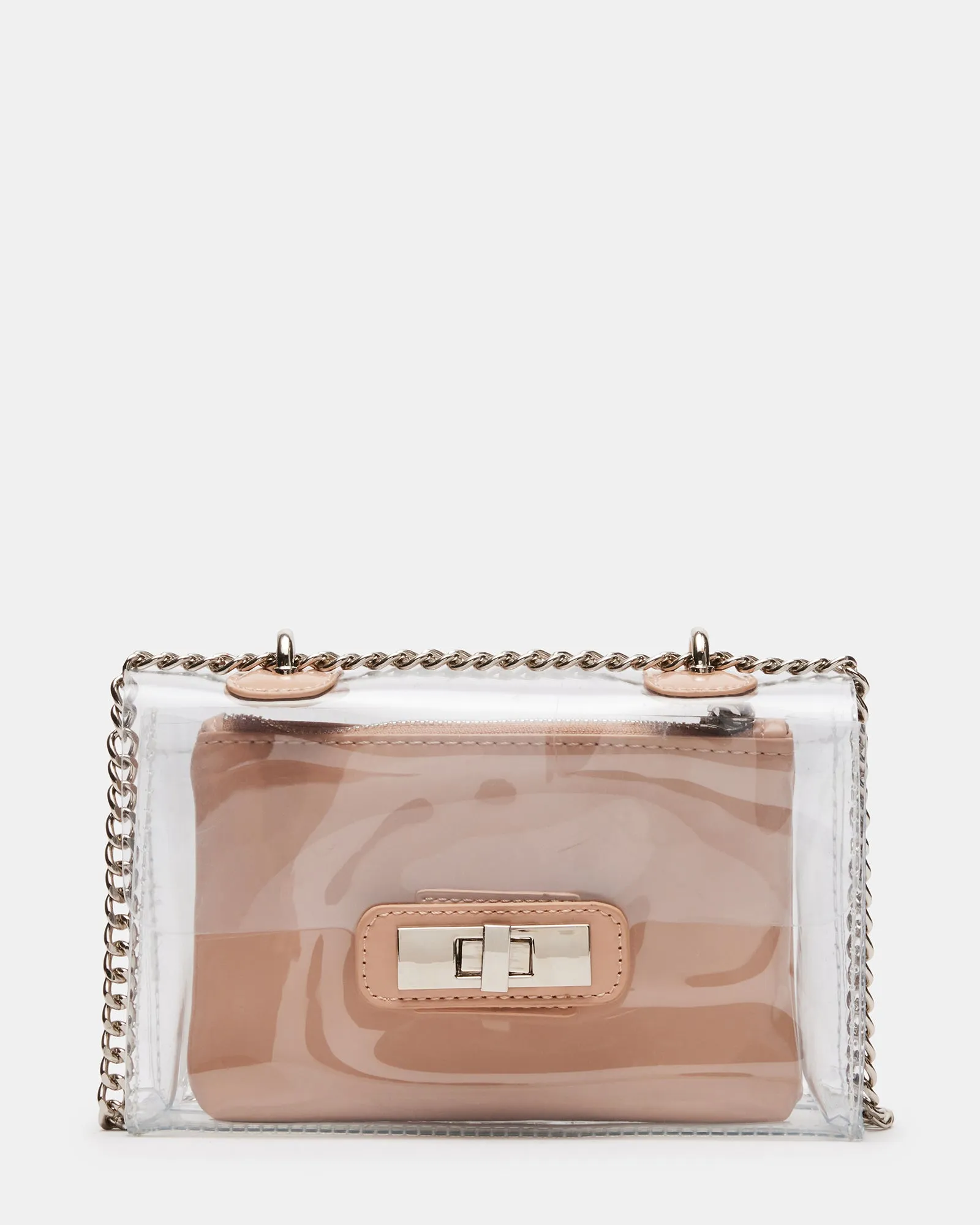 SCENE BAG CLEAR sold by Steve Madden