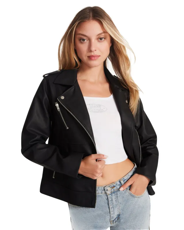 JULIA JACKET BLACK sold by Steve Madden