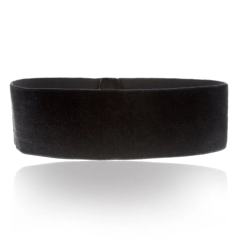 WIDE VELVET CHOKER BLACK sold by Steve Madden