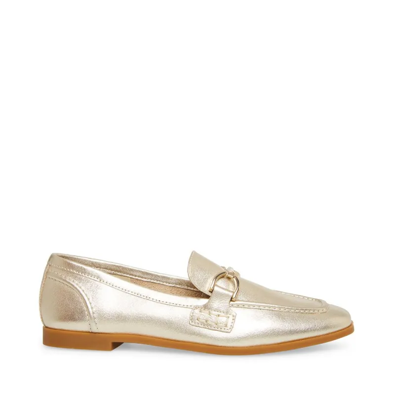 CARRINE GOLD LEATHER sold by Steve Madden