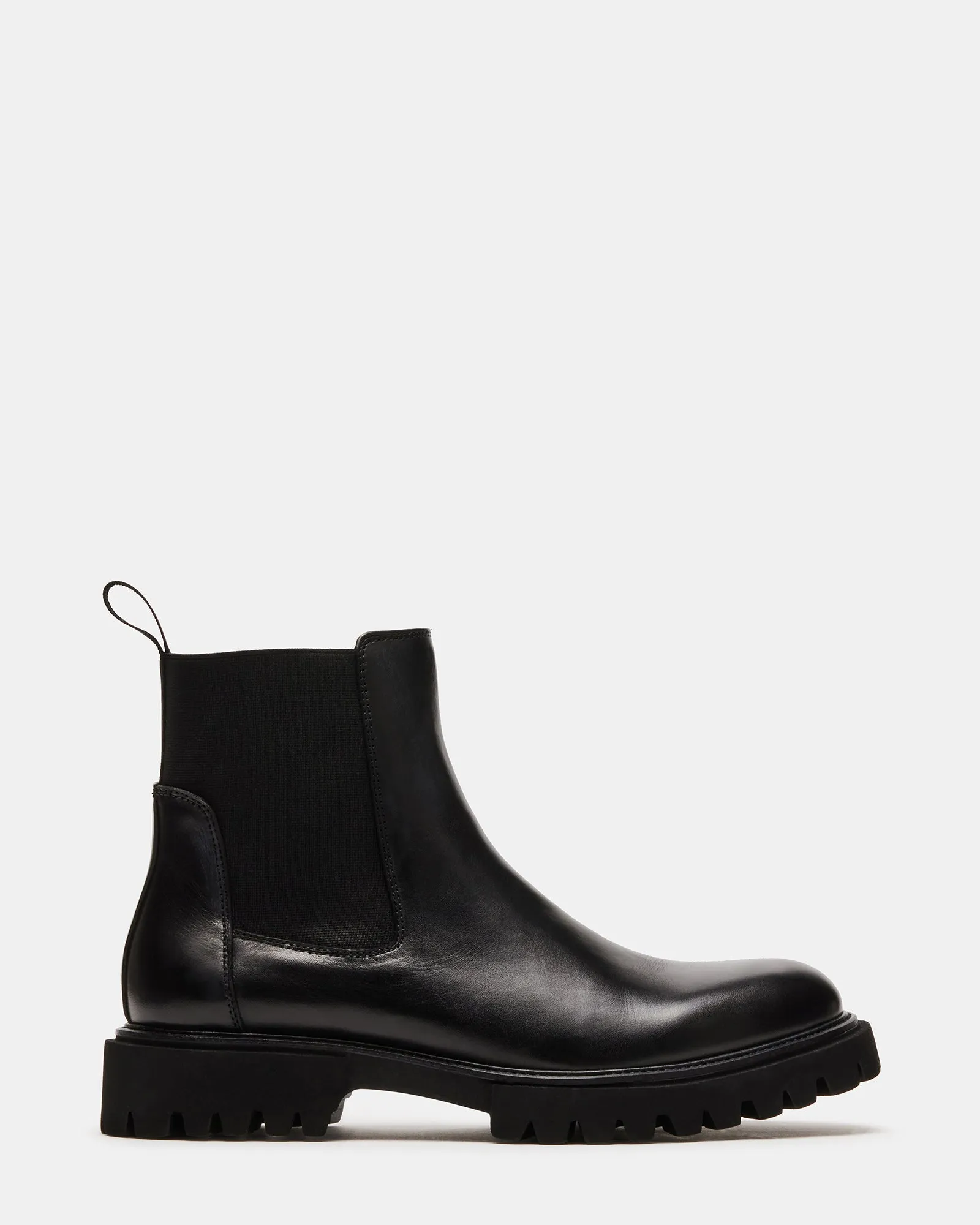 RAFAYEL BLACK LEATHER sold by Steve Madden