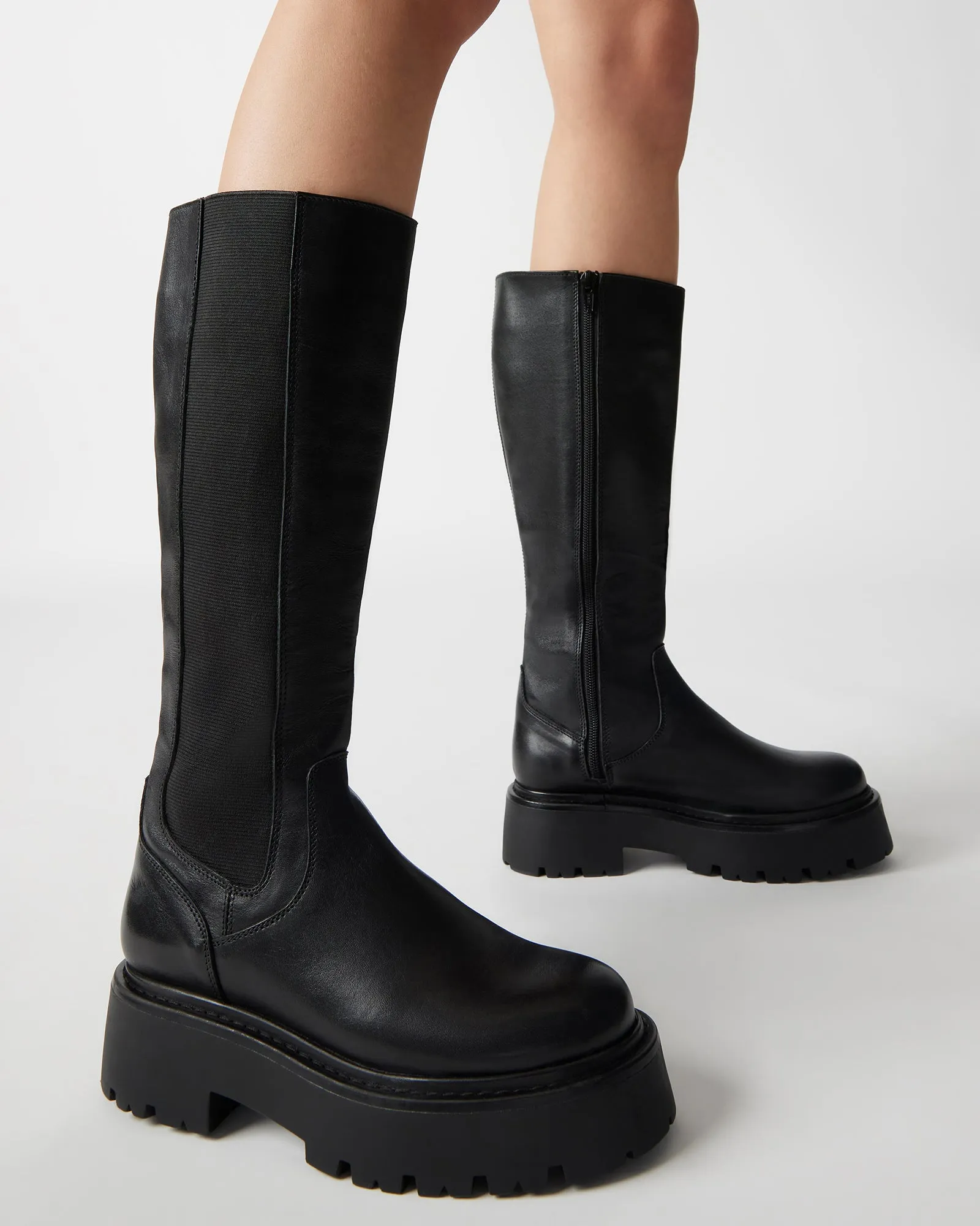 REX BLACK LEATHER sold by Steve Madden product image thumbnail 2