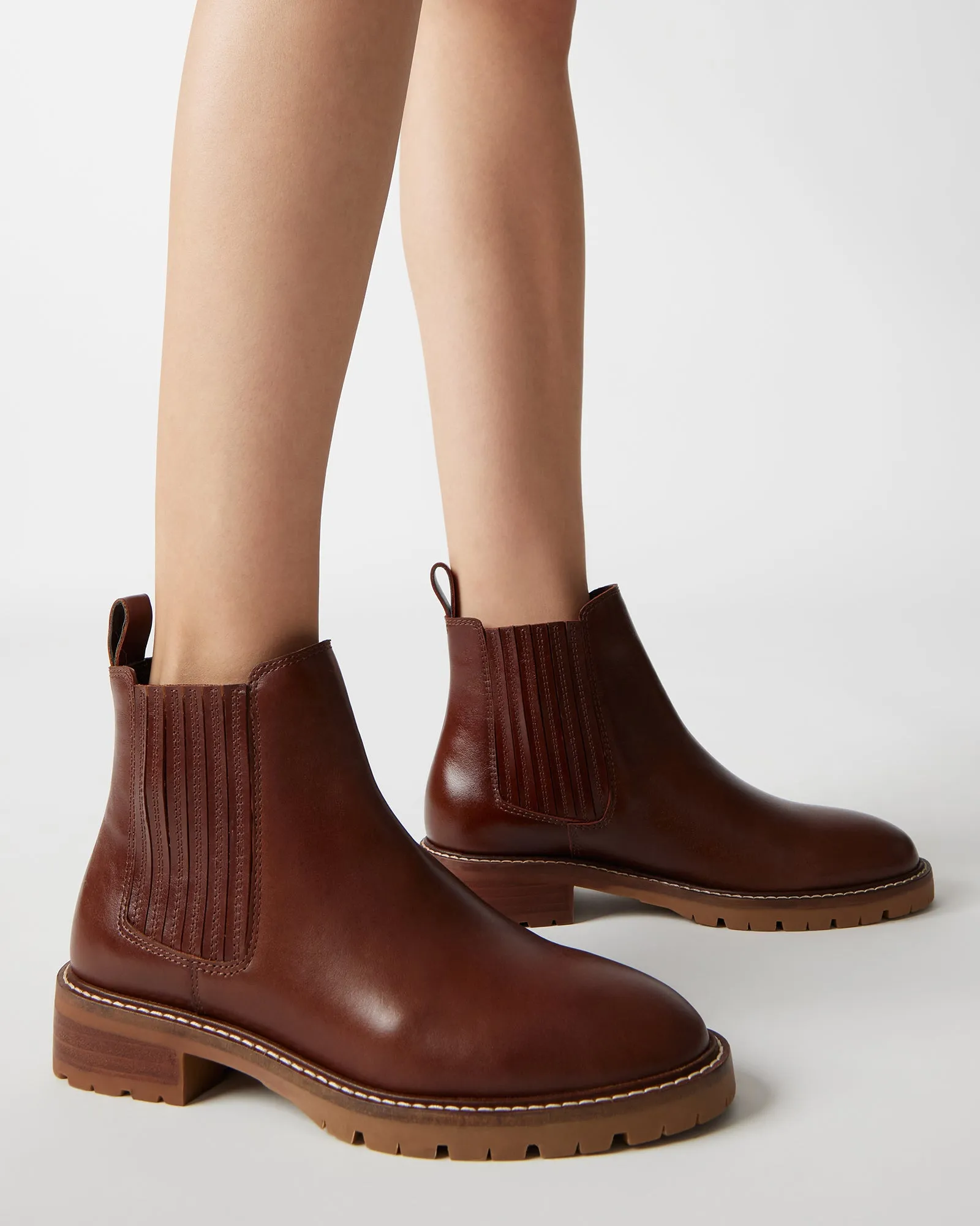 LEONARD COGNAC LEATHER sold by Steve Madden product image thumbnail 2