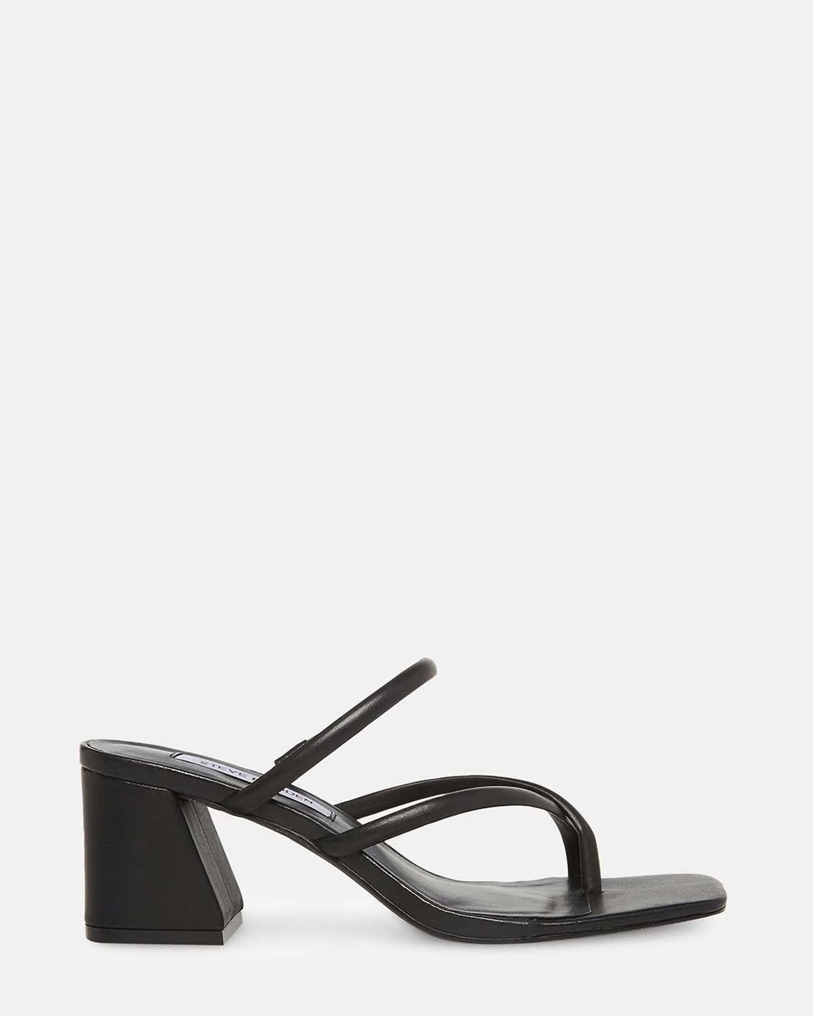 EFFIE BLACK LEATHER sold by Steve Madden