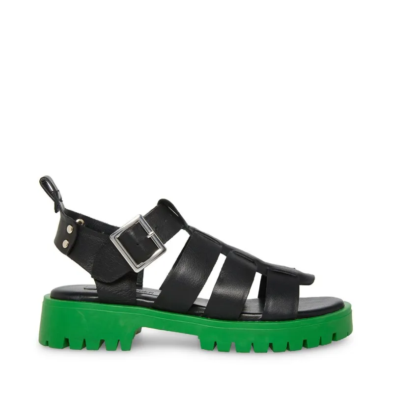 DEVLYN BLACK LEATHER sold by Steve Madden