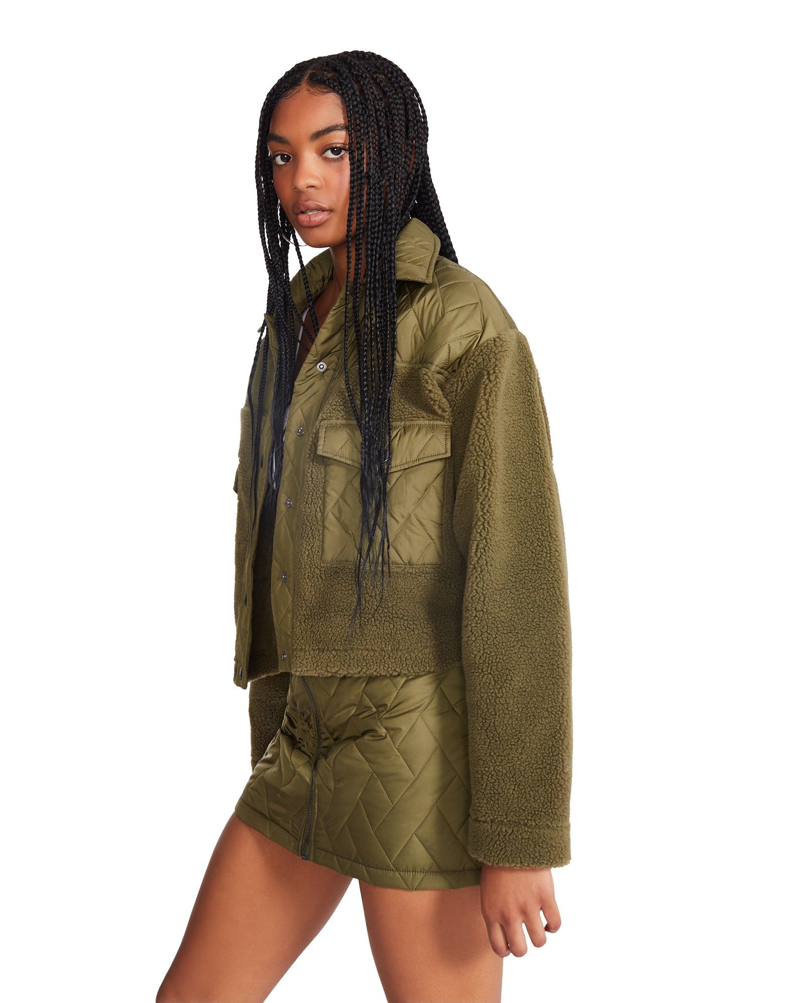 IRIS JACKET OLIVE sold by Steve Madden product image thumbnail 5