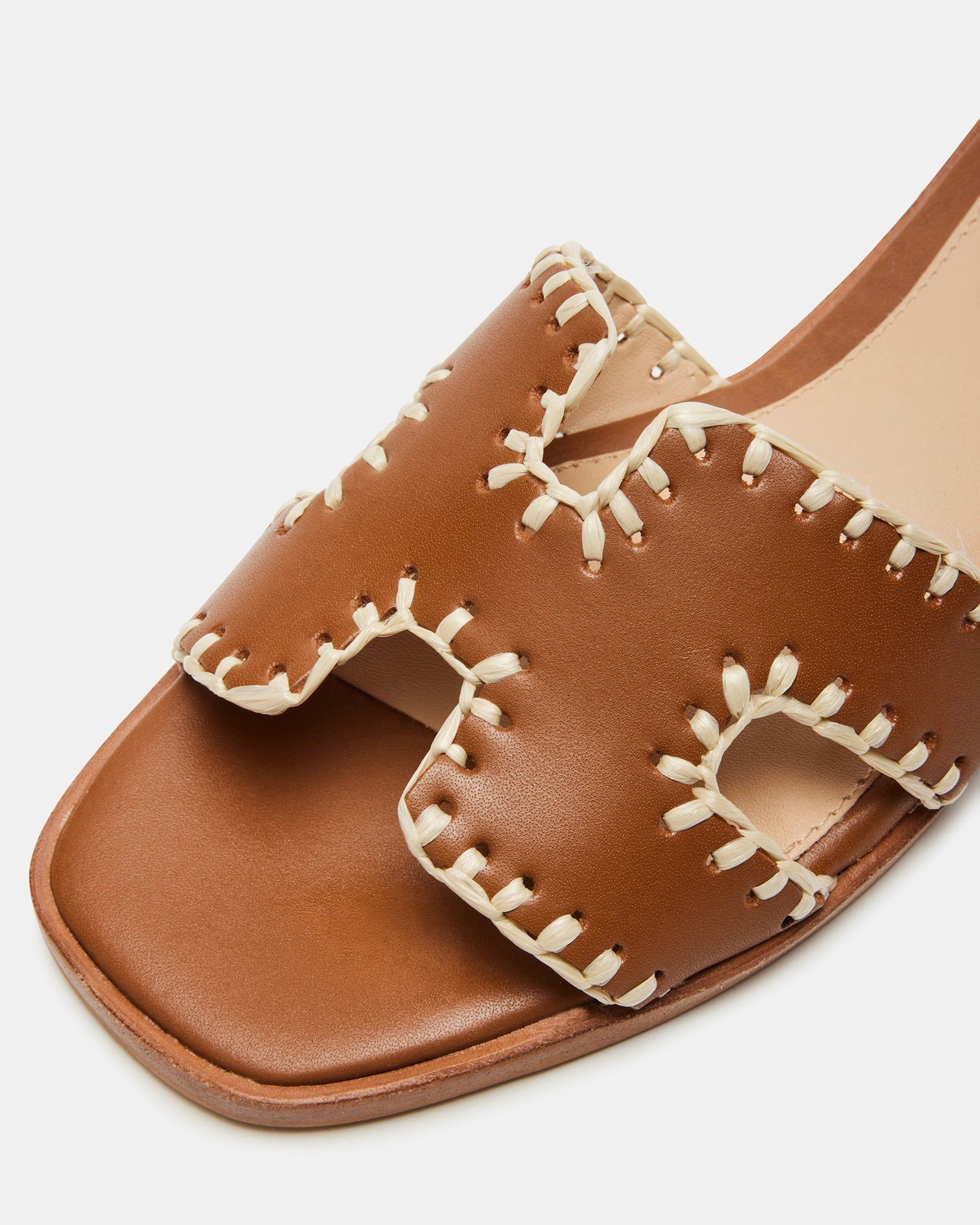 HADYN WOVEN COGNAC LEATHER sold by Steve Madden product image thumbnail 4