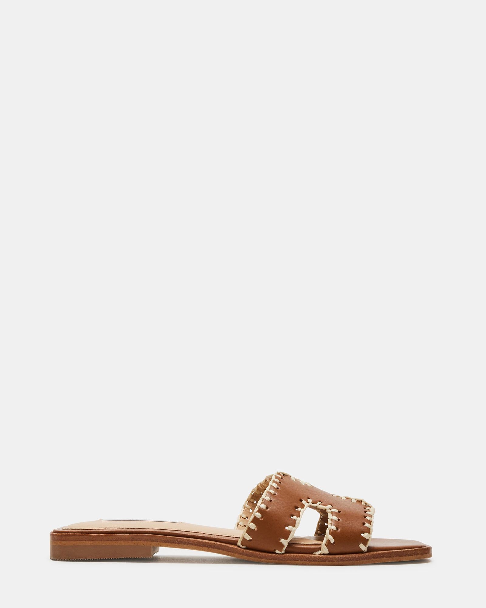 HADYN WOVEN COGNAC LEATHER sold by Steve Madden