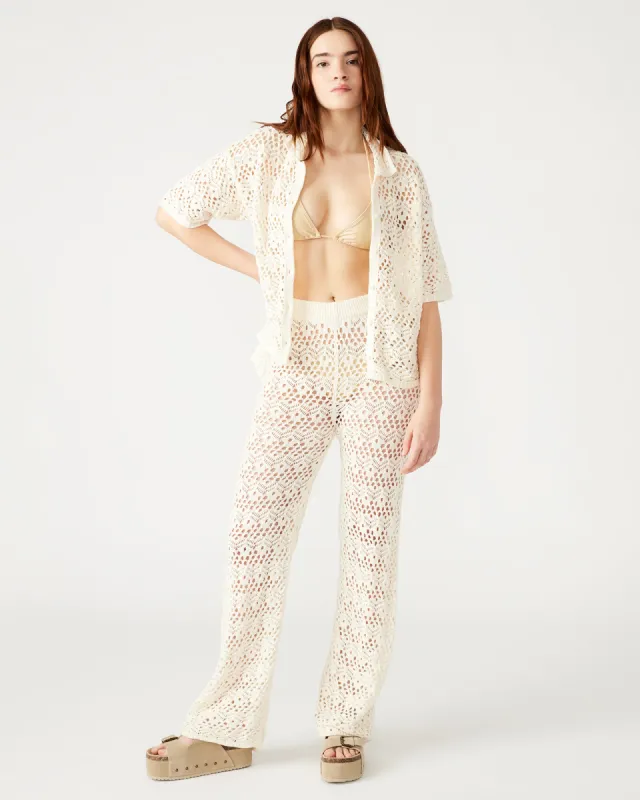EDDIE PANT BEIGE sold by Steve Madden