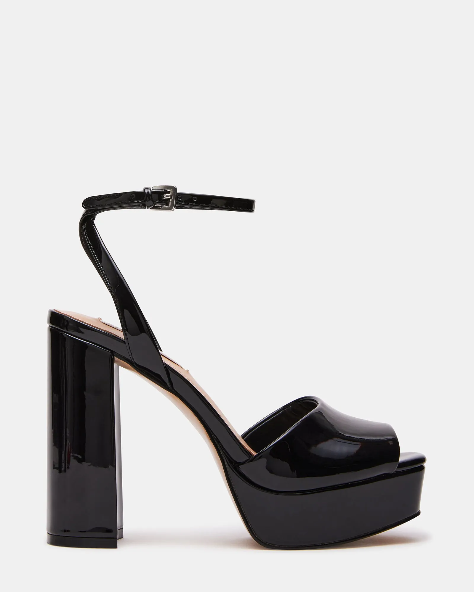 LOURDES BLACK PATENT sold by Steve Madden