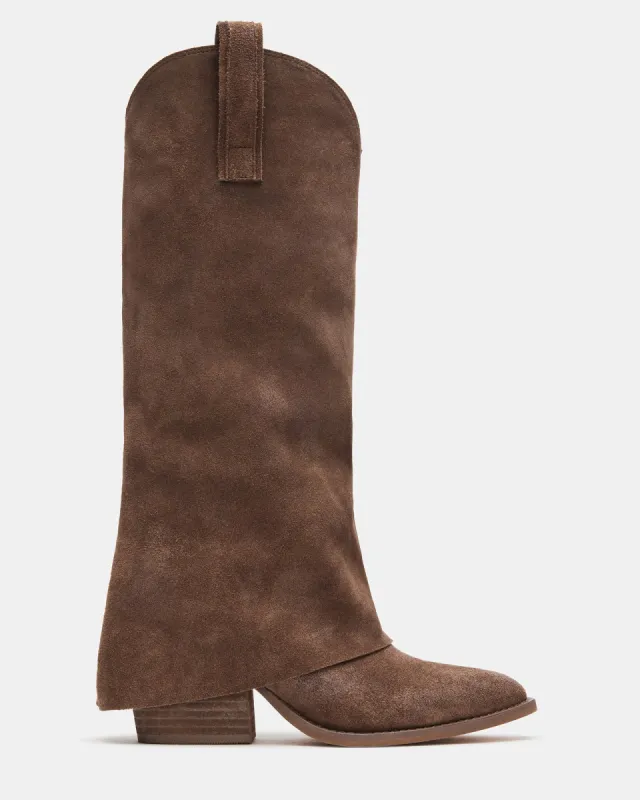 SORVINO TAUPE SUEDE sold by Steve Madden