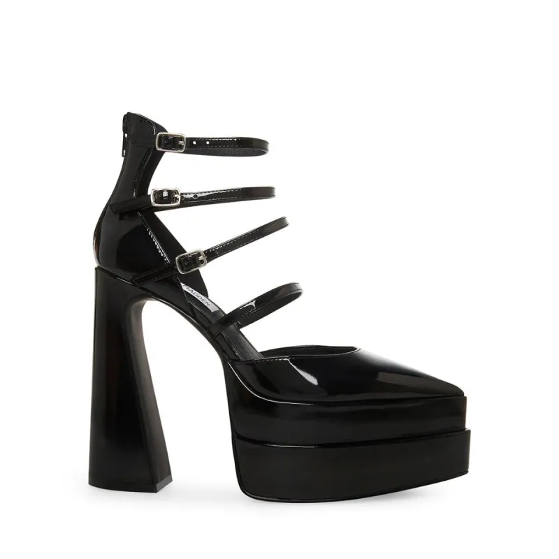 CLARA BLACK PATENT sold by Steve Madden