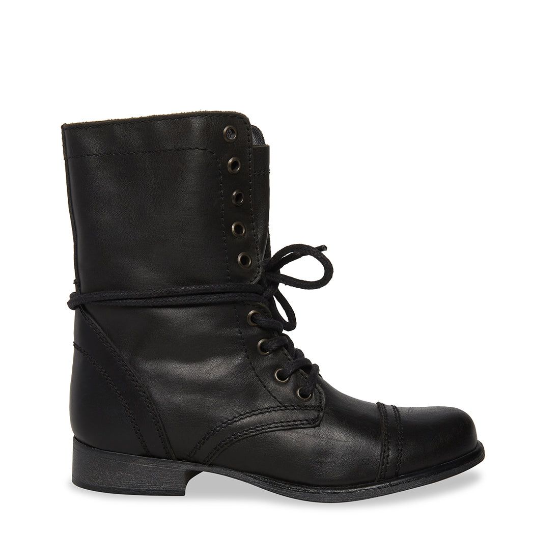 TROOPA BLACK LEATHER - SM REBOOTED sold by Steve Madden