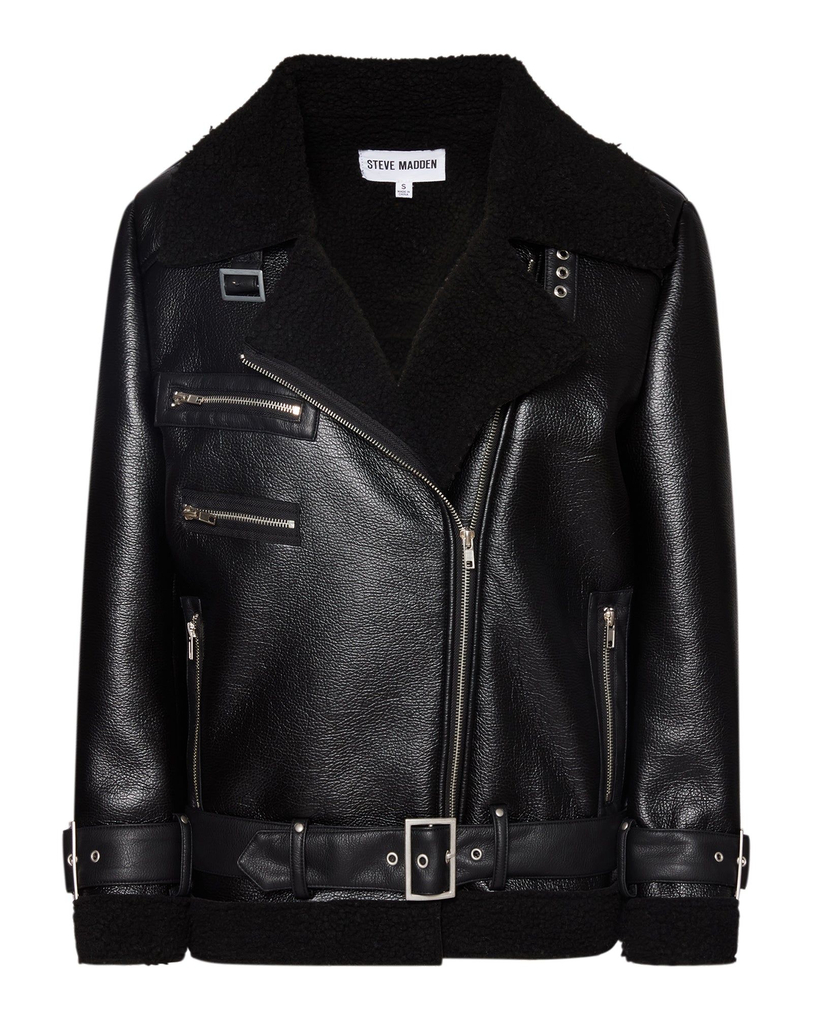 QUINN JACKET BLACK sold by Steve Madden product image thumbnail 9