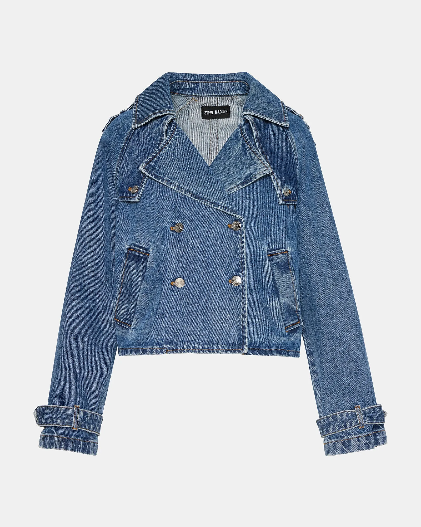 SIRUS DENIM JACKET sold by Steve Madden product image thumbnail 5