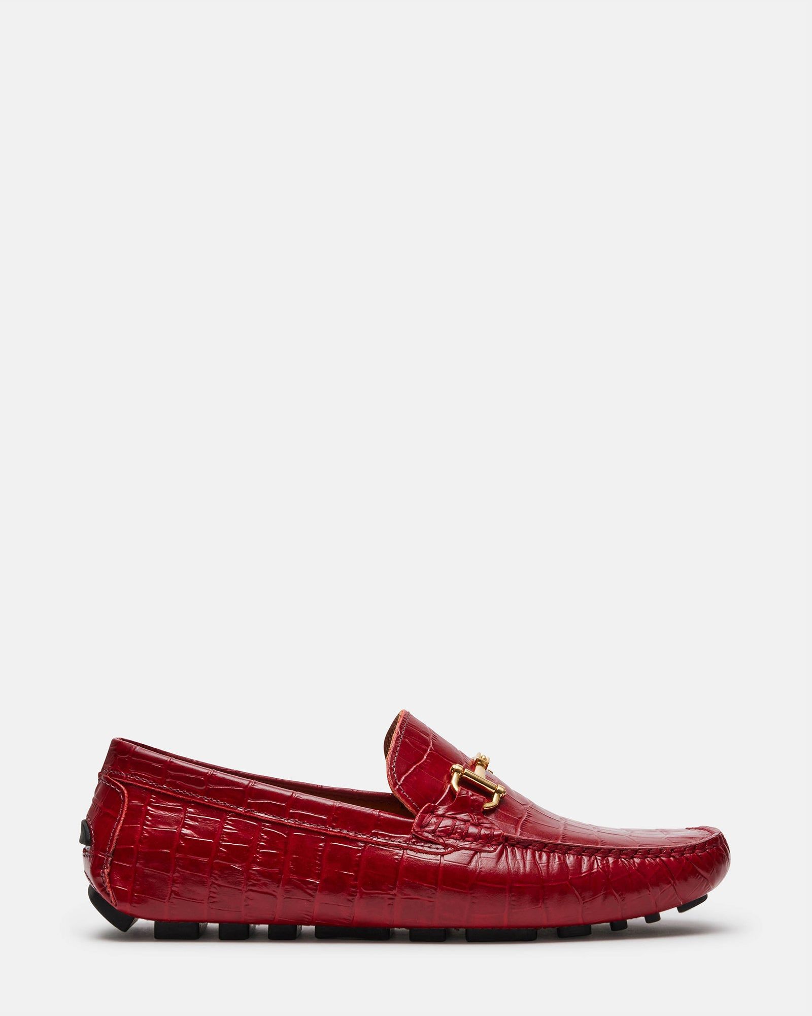 BRENO RED CROCODILE sold by Steve Madden