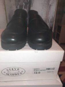 REBELL BLACK LEATHER - SM REBOOTED sold by Steve Madden